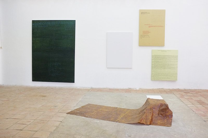 Melupa Installation View – Large Acrylics on Canvas