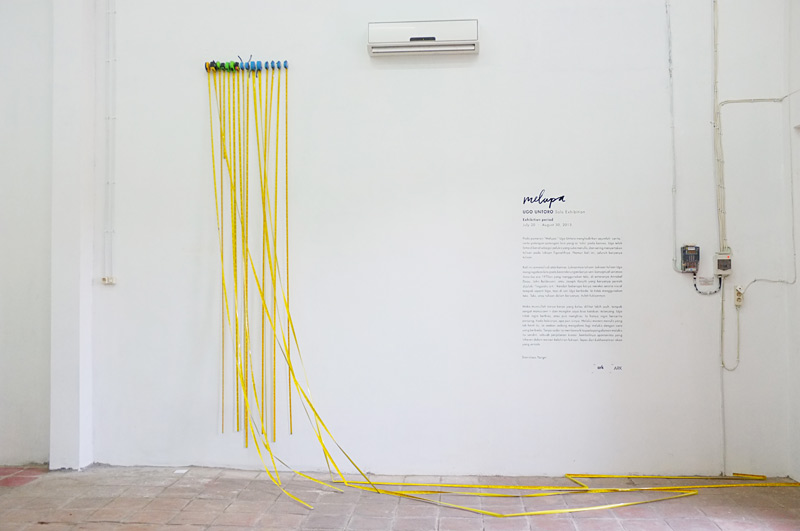 Melupa Installation View – Perspective of Central Exhibition Room