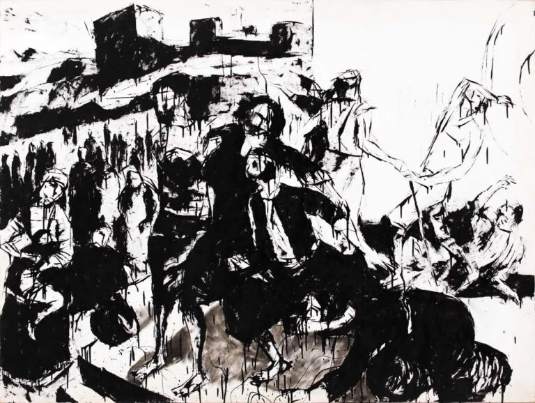 Fanatic of Tangier (After Eugene Delacroix)